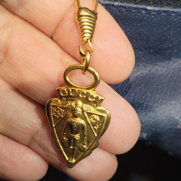 GUCCI MICRO GG**LARGE TOTE/SHOULDER BAG** NAVY - Picture 4 of 16